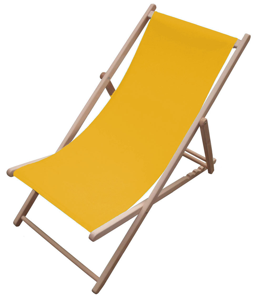 Om5091 5092 Liegestuhlstoff Gelb(2) Liegestuhl-Stoff gesäumt - 60 cm breit - Uni - Gelb - 2,0 Meter Gelb