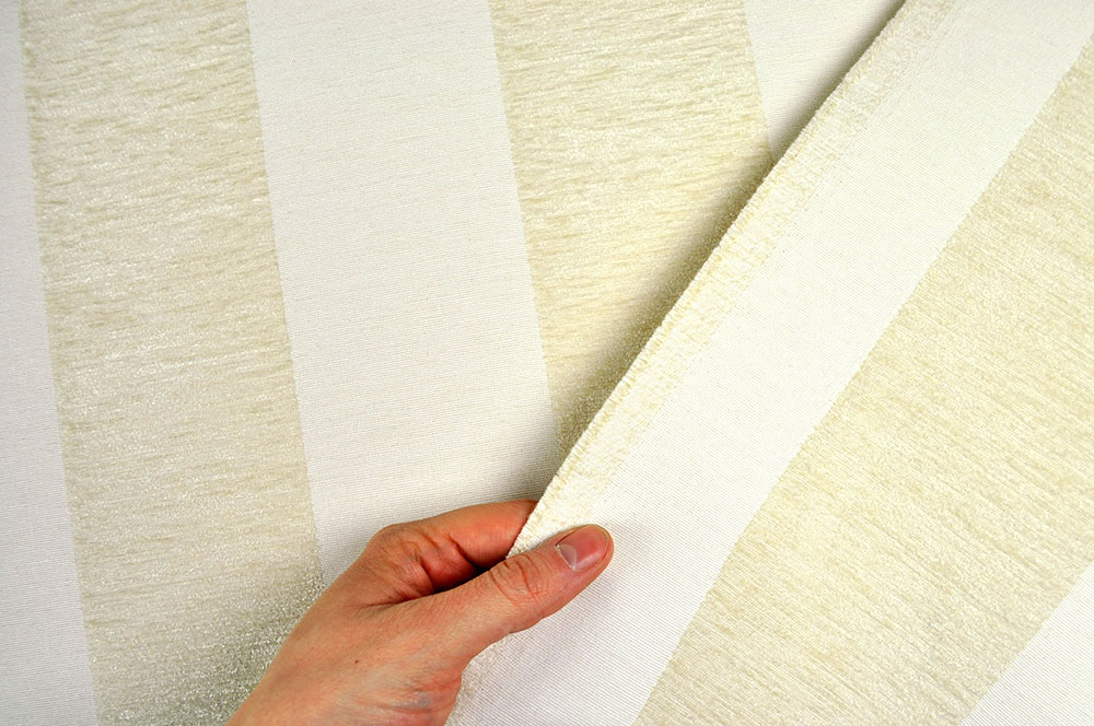 Wärmevorhangstoff mit herrlichem Warengriff und schön klassischem Streifenmuster Ms5106 Waermevorhangstoff Blockstreifen S4y Wärmevorhang-Stoffe Wende-Wärmevorhangstoff Chenille - Blockstreifen