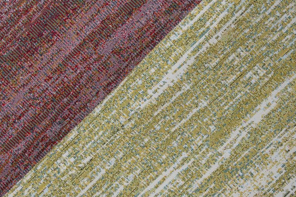 Sonniger Streifenstoff mit nachhaltiger Faser für stilvolle Outdoor-Projekte & moderne Deko. Ms5185 Jacquarddekostoff Zanzibarstripes S4y Dekostoffe Streifen Outdoor-Gobelin Bio - Savanna