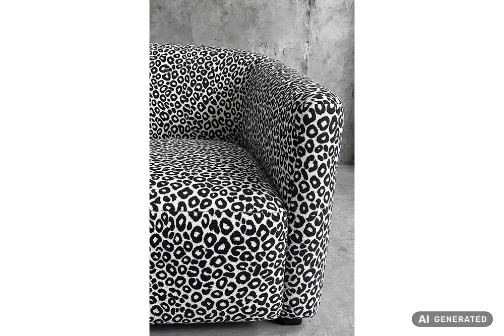 ACHTUNG: WILD! Dieser Möbelstoff mit Chenille-Design ist unwiderstehlich! Ms5192 Moebelstoff Leo S4y(1) Chenille-Stoffe Möbelstoff Premium Chenille - Leo