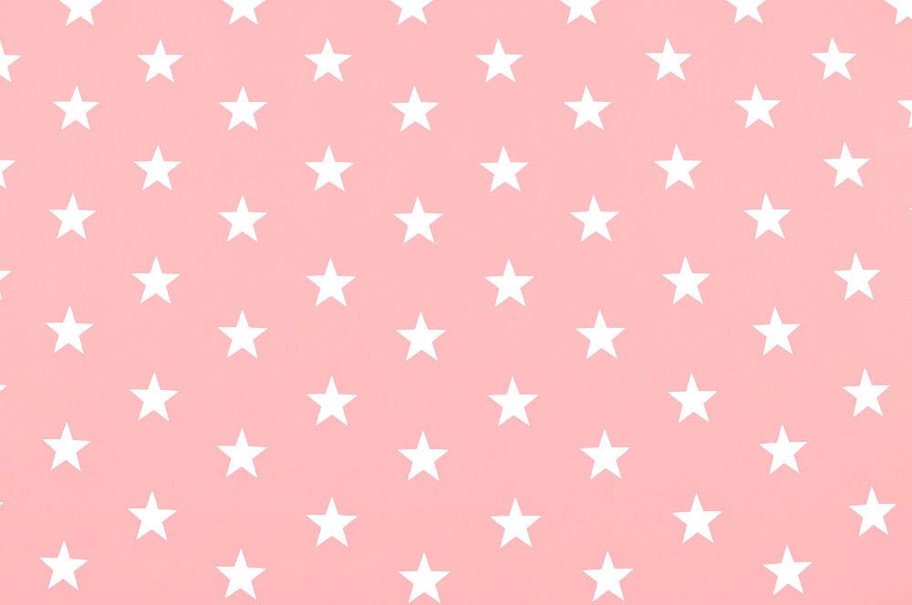 Mit weißen Sternen bedruckter Patchworkstoff aus reiner Baumwolle in Rosa Pw1166 Patchworkstoff Sterne Gross Rosa (1) Baumwolle Sterne Patchwork-Stoff Léger - Big Stars - Rosa/Weiß