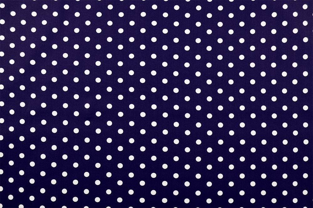 Dunkelblauer Baumwollstoff mit 8 mm kleinen Tupfen für diverse Einsatzgebiete Pw1168 Patchworkstoff Punkte Gross Nachtblau Patchworkstoffe Meterware Baumwollstoff - Big Dots - Nachtblau/Weiß