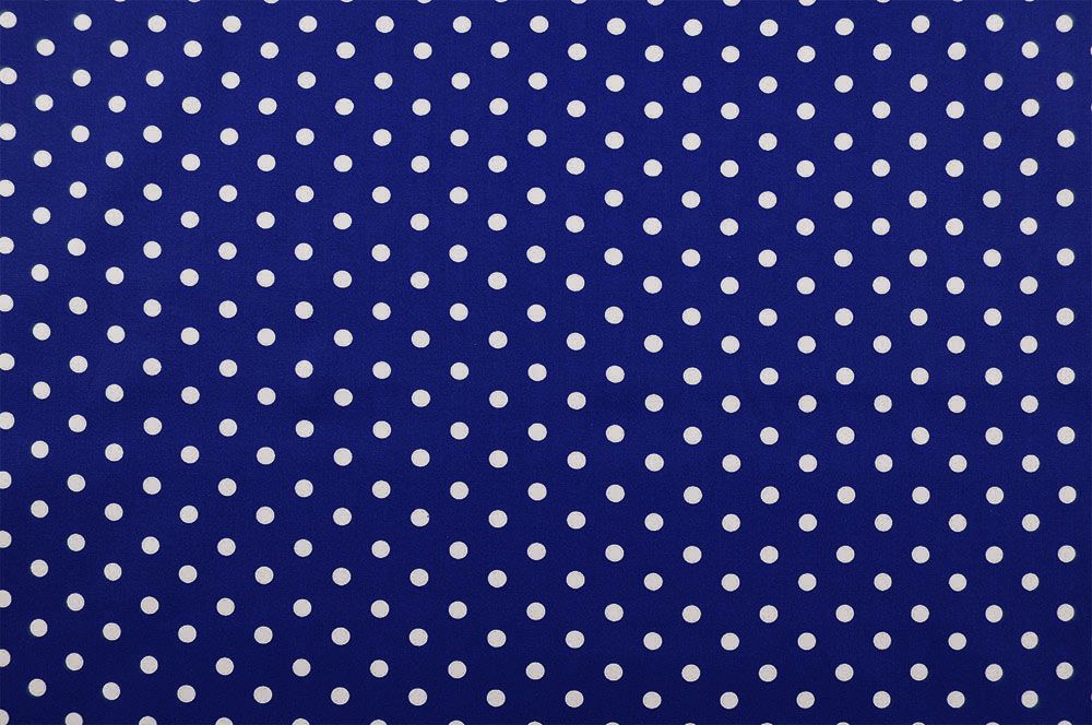 Blauer Stoff aus reiner Baumwolle mit 8 mm großen Tupfen in Weiß - perfekt für Patchwork- und Quiltarbeiten und vieles mehr Pw1168 Patchworkstoff Punkte Gross Royal (1) Patchworkstoffe Meterware Patchwork-Stoff Léger - Big Dots - Royal/Weiß