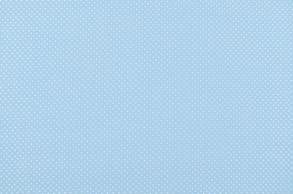 Toll zu kombinieren: Gepunkteter Baumwollstoff in wunderschöner Farbkombi Pw1169 Patchworkstoff Punkte Klein Hellblau(2) Patchworkstoffe Meterware Patchwork-Stoff Léger - Small Dots - Hellblau/Weiß