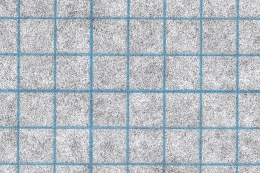 Vlieseinlage zum Aufnähen mit praktischer Rasterung Rasterquick Viereck Z1 Zubehör Rasterquick Viereck - Weiß