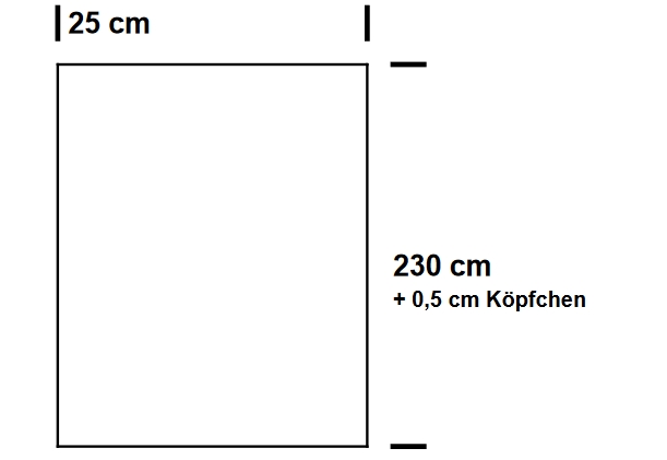 Fertig-Gardine - Polyester - Champagner Rkv20026 Universalstoff Extra Stark 50093 Champagner Z1 Gardinen Fertig-Gardine - Universalstoff extra stark schwer entflammbar - a: 25 x b: 230 cm - Champagner - B-Ware