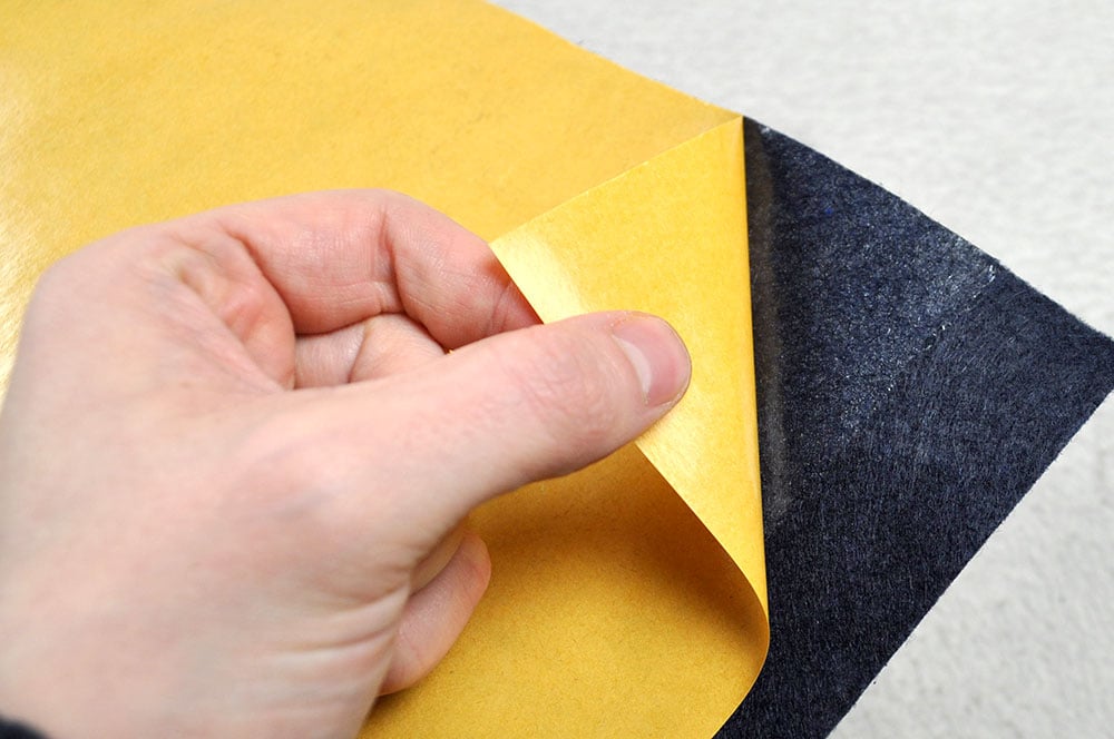 Schöner Bastelfilz, ganz praktisch selbstklebend  32805999 Schwarz(2) Selbstklebende Stoffe Filz 1 mm stark - 80 cm breit - selbstklebend - Schwarz