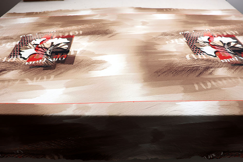 Apartes Design auf geschmeidigem Jersey, der jede Bewegung mitmacht! Sp148214 Sonderposten Bekleidungsstoffe Viskose-Paneljersey - Abstract Ginkgo