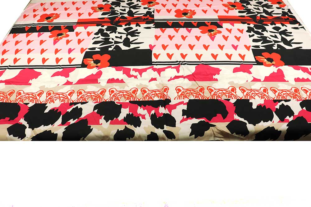 Super geschmeidiger Panelstoff mit modernem Design Sp155167 Sonderposten NEU Cupro-Viskose-Panel - Hidden Tiger
