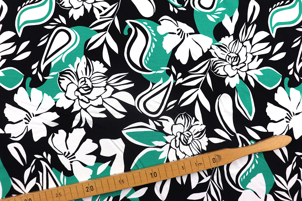 Florales Design auf herrlich weichem Jersey aus Viskose und Elasthan - bequem, modisch, zum Top-Preis! Sp155260 Sale Viskosejersey - Celina
