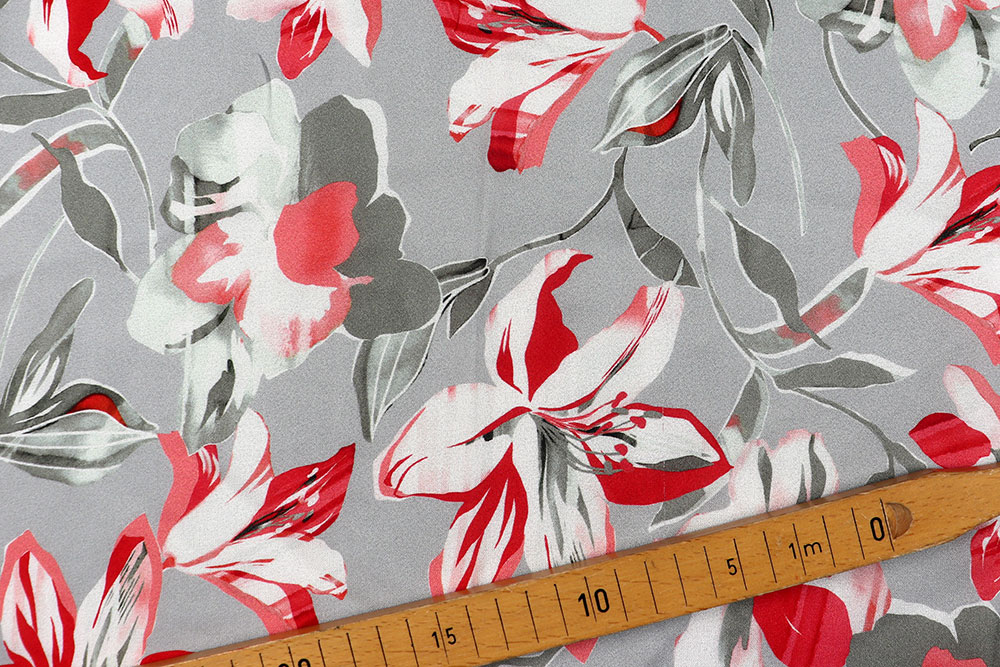 Geschmeidig fallender, transparenter Stoff für luftig-leichte DIY-Kreationen Sp155364 Chiffon Blusen-Chiffon - Tropikania