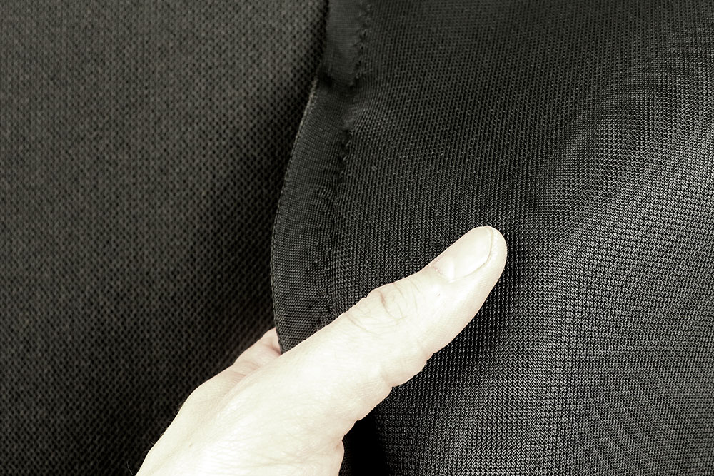 Weiches, flexibles Abstandsgewirke für verschiedenste Anwendungen Sp163029 Distanz Mesh Sonstige technische Gewebe Spacer Fabric - 3D Mesh - Schwarz