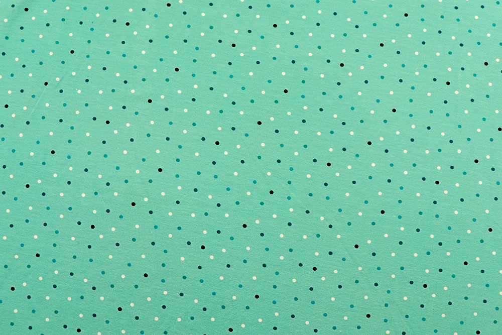 Zarter Baumwolljersey in Blau mit feinem Punktmuster – weich, elastisch und perfekt für stilvolle Basics. Sp165030 Jersey Blue Confetti S4y Sale Jersey - Blue Confetti