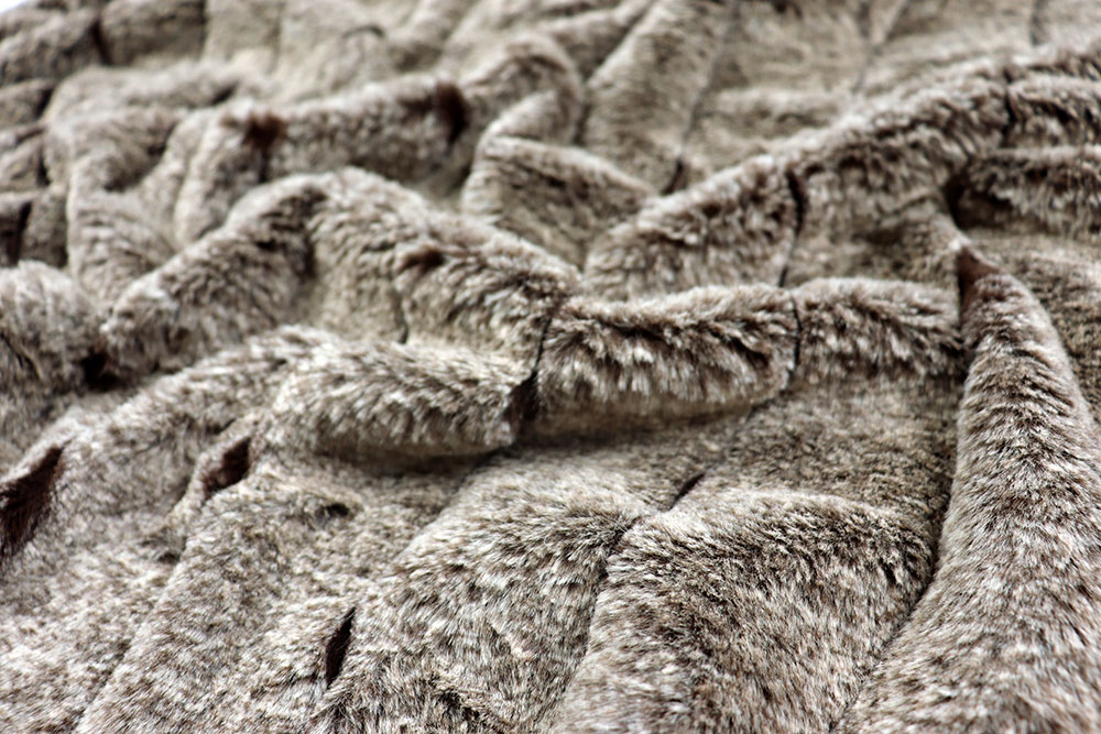 Flauschiges, gestreiftes Kunstfell für Kostüme, Accessoires und mehr! Sp167005 Pelzimitat Streifen Fell-Stoffe Pelzimitat - Wildwood Fur