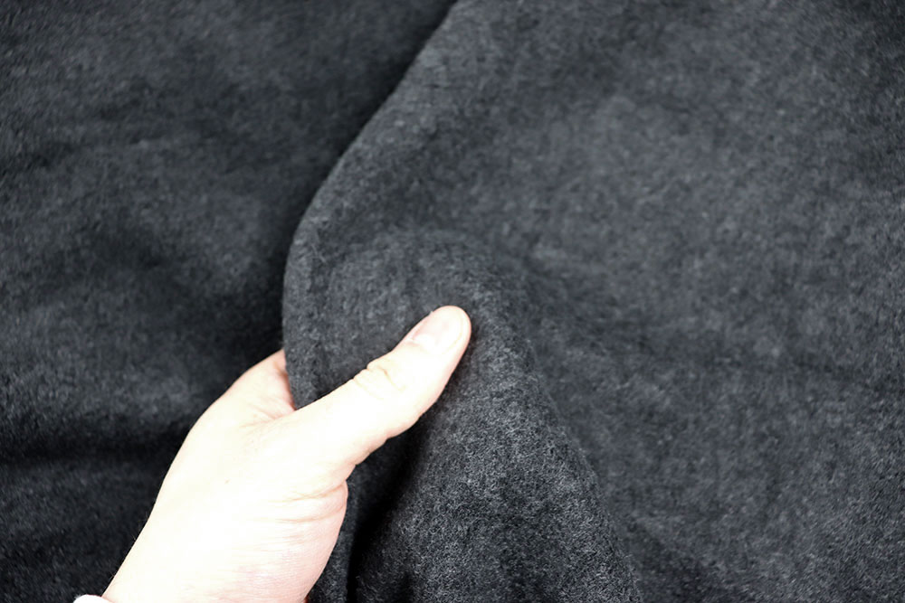 Grau melierter Fleece in herrlich weicher Qualität Sp168016 Polarfleece Melange Dunkelgrau Fleece Polarfleece Melange - Anthrazit