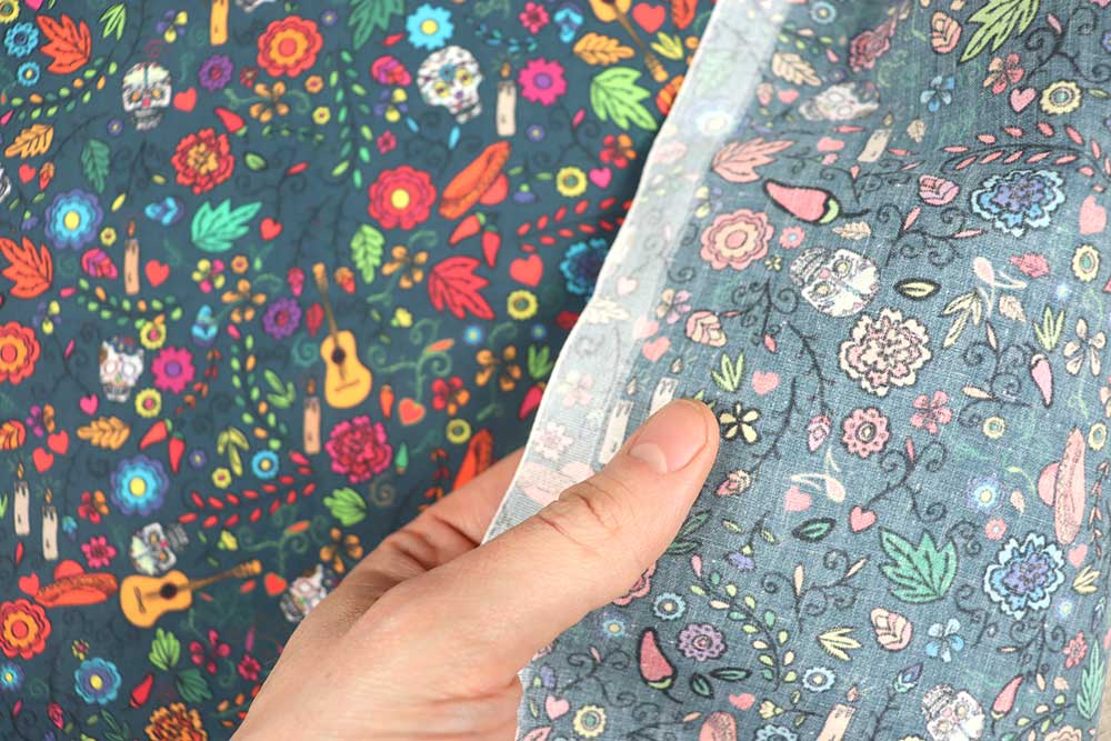 Die Fiesta kann starten! Bunt bedruckte Baumwolle im mexikanischen Stil Sp168043 Baumwollstoff Mexiko S4 Mai Baumwollstoff - Mexico Fiesta