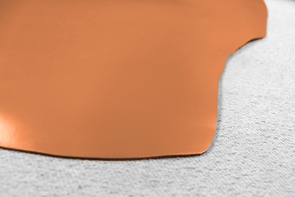 Glatte Lederhaut zum absoluten Sparpreis! Sp171007 Echtleder Haut Glatt Braun S4 Halbe Häute Bastel-Leder - Braun - 1,5 qm - B-Ware