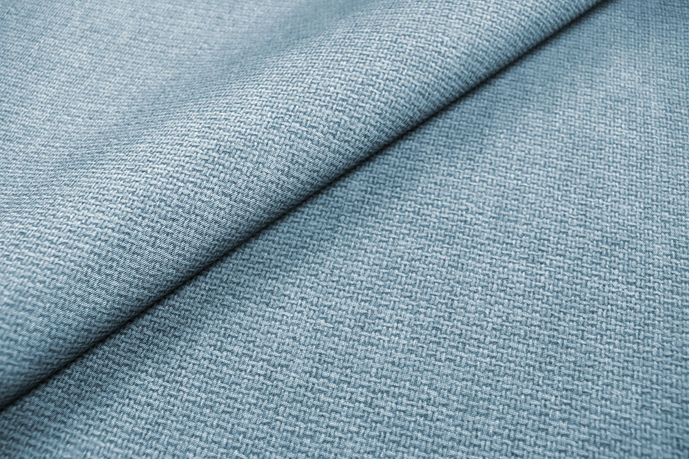 Wasserabweisender Outdoorstoff für Strandkörbe, Bezüge und mehr Sp171016 Outdoorstoff Blau Stm Outdoor Möbelstoff Outdoorstoff - Steel Weave