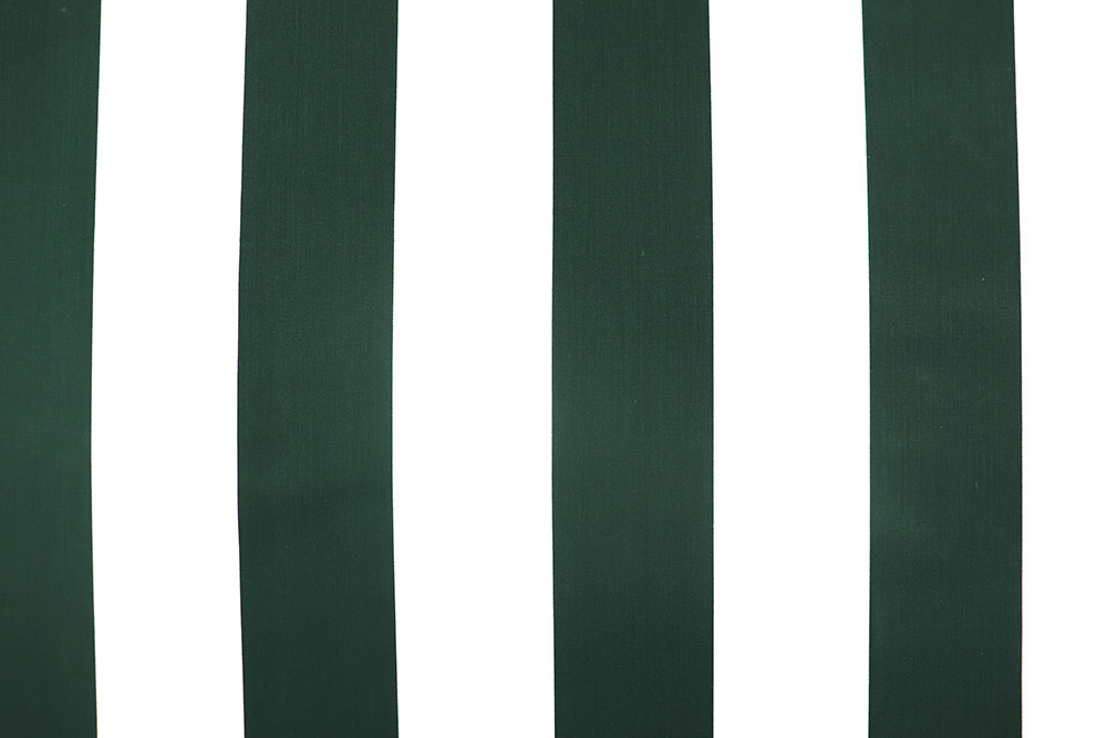 Wasserabweisender Köper in tiefstem Dunkelgrün und Weiß Sp171018 Outdoorstoff Blockstreifen Tanne Weiss 1 alle Outdoor Dekostoffe Segeltuch-Stoff - Blockstreifen - Tannengrün/Weiß