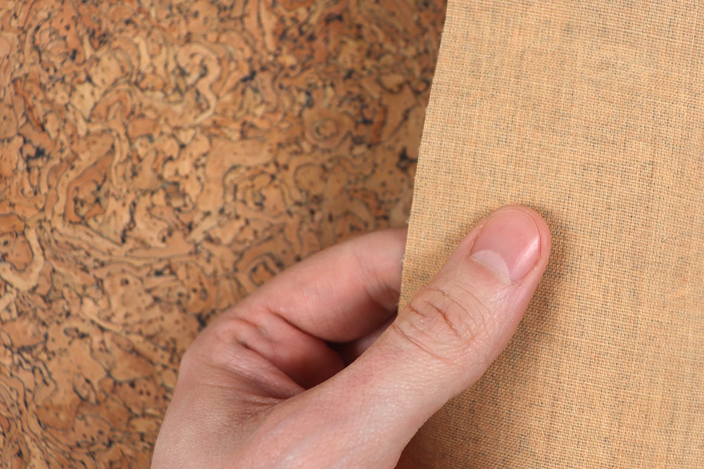 Weicher, leichter Korkstoff mit natürlich wirkendem Design - lassen Sie Ihrer Kreativität freien Lauf! Sp173003 Korkstoff S4 Kork Stoffe Korkstoff - Maserung