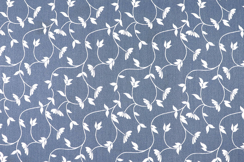 Floral gemusterter Deko-Satin für Gardinen, Bettwäsche und vieles mehr - überbreite Ware zum Spitzenpreis! Sp177009 Dekostoff Satin Ranken S4 Blumen, Früchte, Pflanzen - 280 cm Dekostoffe Dekostoff - Ranken Lilac - 280 cm