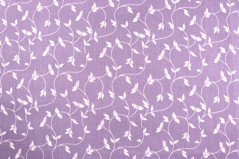 Floral gemusterter Deko-Satin für Gardinen, Bettwäsche und vieles mehr - überbreite Ware zum Spitzenpreis! Sp177010 Dekostoff Ranken S4 Bettwäsche-Stoffe Dekostoff - Ranken Lavender - 280 cm