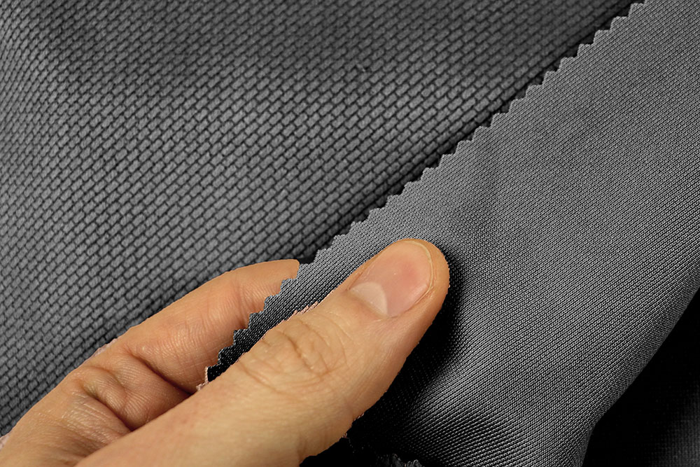 Samtstoff mit toller Oberflächenstruktur - erhältlich in tollen Farben Struktursamt S4 Neu Uni Bekleidungsstoffe Struktursamt - Dutch Velvet