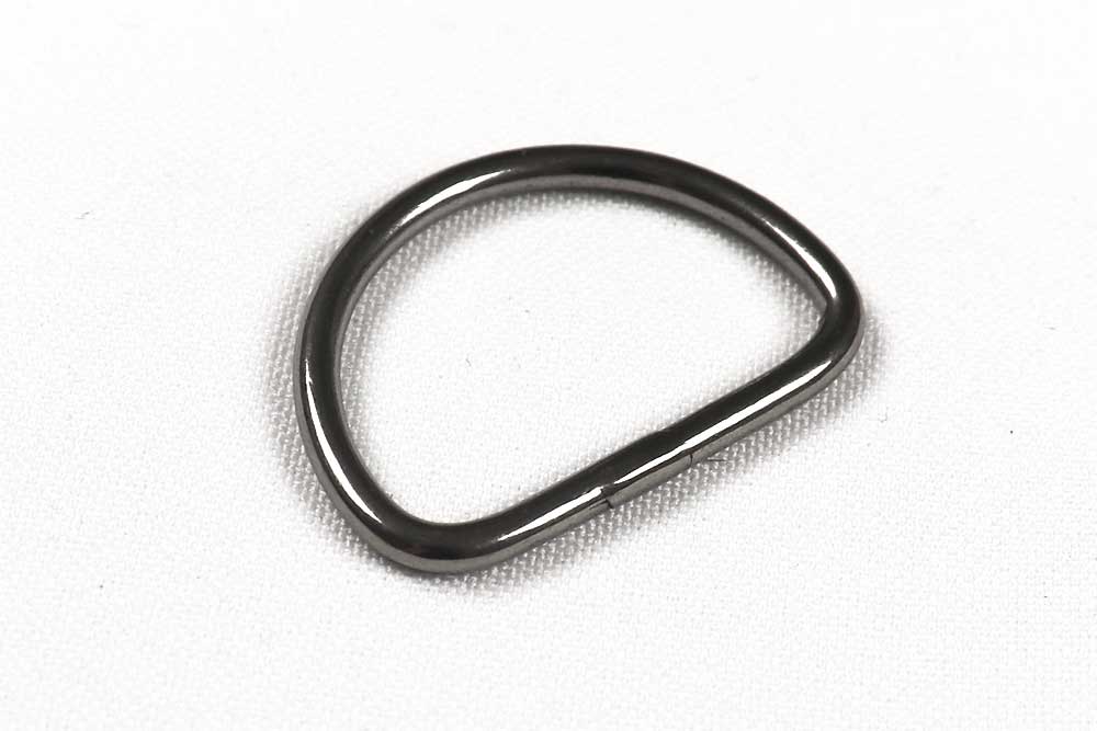 D-Ring zur stabilen Verbindung zwischen Gurtband und Segeltuch Sz10 D Ring  (6) D-Ringe D-Ringe - 3,5 cm breit -  4 mm stark - 10er-Pack