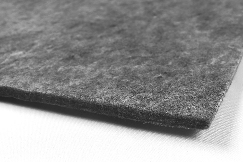 Starker Recycling-Filz, ideal für isolierungs- und Dämmungsarbeiten Tg1004 Waermefilz 5mm Grau 1 Filz Meterware Wärmefilz - 6 mm stark