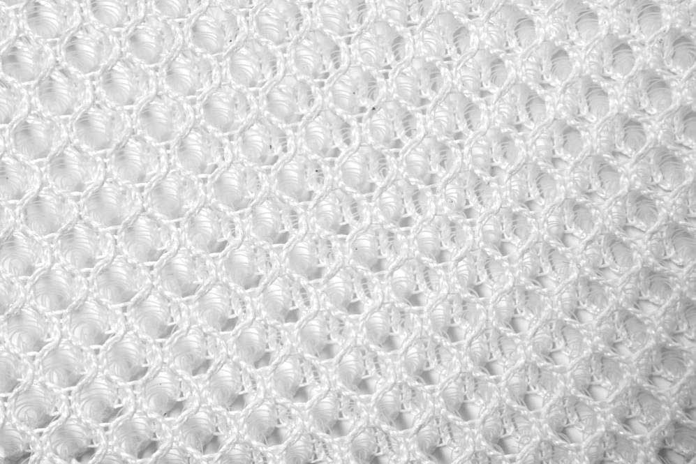 10 mm starkes Abstandsgewebe mit ÖKO-TEX 100 Zertifikat für alle Arten von Polsterungen Tg1062 Abstandsgewirke Hand Medizinischer Bereich Abstandsgewebe - 10 mm stark - Weiß