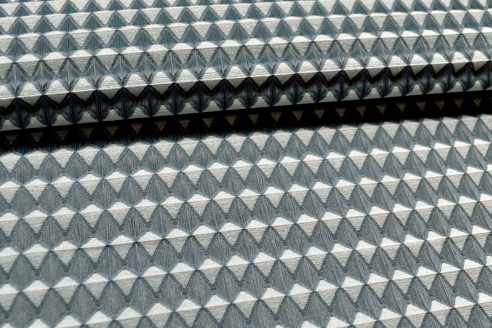 Das ideale Material für besseren Sound Tg1109 Akustikgewebe Akustikstoff - Trevira CS - permanent schwer entflammbar - Silber/Grau