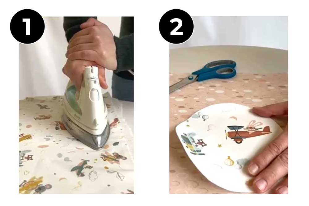 Praktisches, dünnes Gewebe zum aufeinander Fixieren zweier Stoffschichten - beidseitig aufbügelbar Tg1237 Fixierpapier Vlies Einbügel-/Nähvlies Fixierpapier aufbügelbar - 59 cm