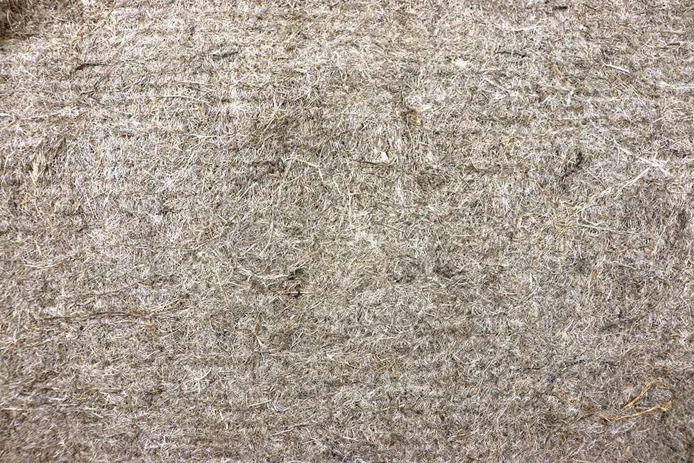 BIO PUR: Dickes Hanf-Vlies für Pflanzenschutz, Isolierarbeiten und vieles mehr Tg1254 Hanfmatte Vlies Watte/-Vlies Hanfmatte - 160 cm