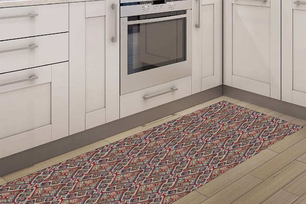 Kombination aus Jacquard und Anti-Rutsch mit Easy-Clean-Ausrüstung gegen Flecken und Milben! Tg1267 Teppichlaeufer Meterware Orient 2 Anti-Rutsch-Stoffe Teppichläufer-Meterware - Jacquard - Orient