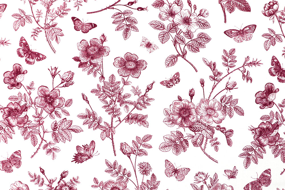 Apartes Design auf sanforisierter Viskose - ein geschmeidiger Traum von einem Stoff! Viskosestoff Toile Butterfly Viskose Viskosestoff - Toile Butterfly