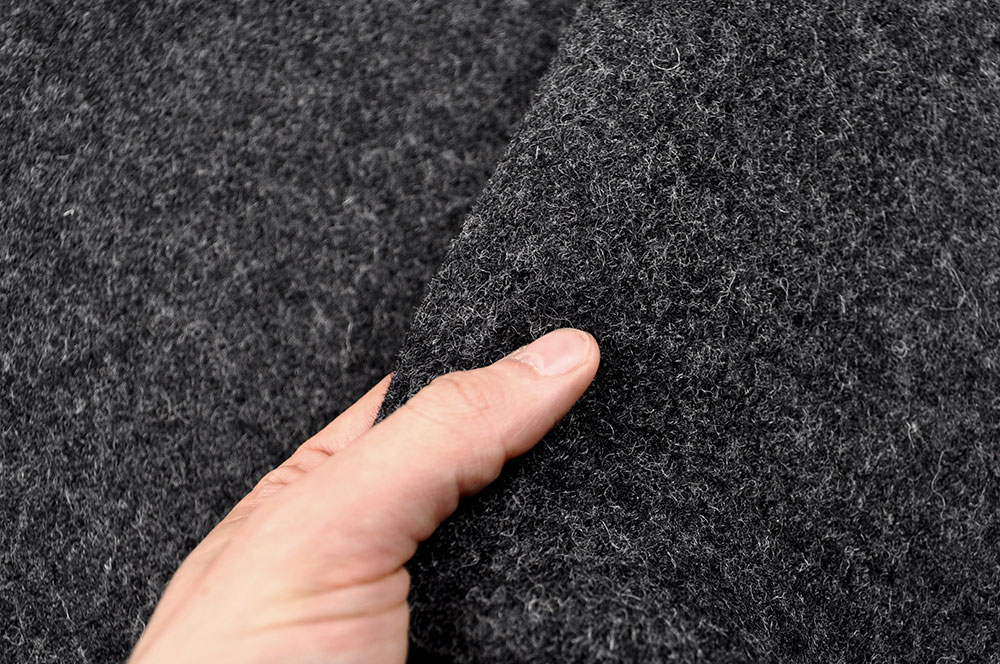 Reine Schurwolle in attraktiven Melange (twotone) Effekten Bk5014 Walkloden S4y Neu Lodenstoffe Walkloden Melange - 100% Wolle