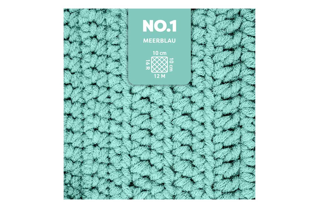 Weiche Wolle mit Merino-Anteil für tolle Häkel- und Strickprojekte - ideal für Mützen, Schals, Taschen und Co! Wo1039412 001 Mützenwolle Myboshi No. 1 - 50 g - Meerblau