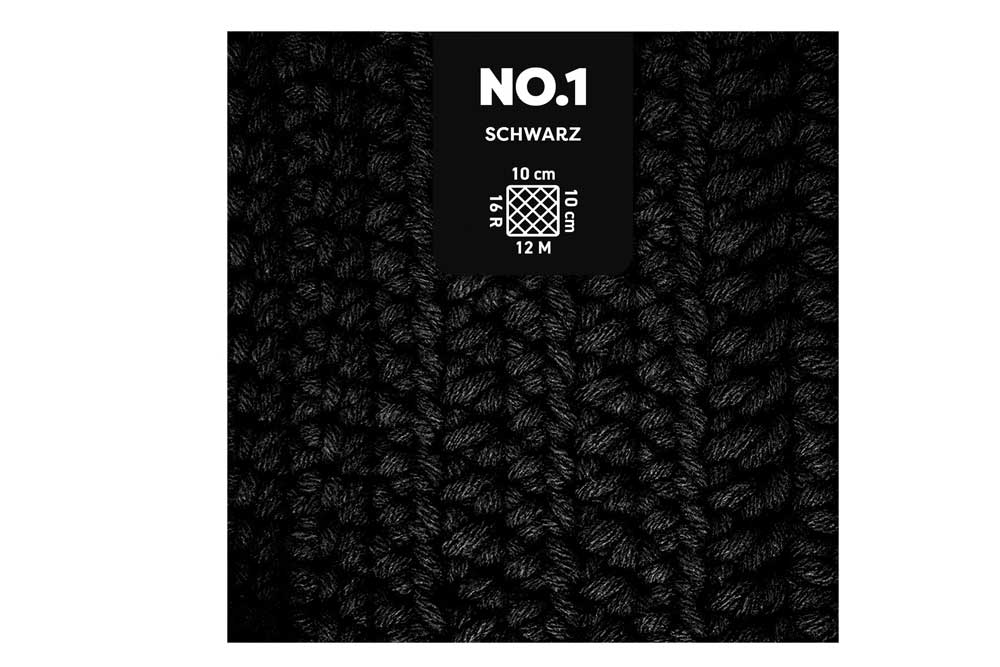 Weiche Wolle mit Merino-Anteil für tolle Häkel- und Strickprojekte - ideal für Mützen, Schals, Taschen und Co! Wo1039999(1) Sockenwolle Myboshi No. 1 - 50 g - Schwarz