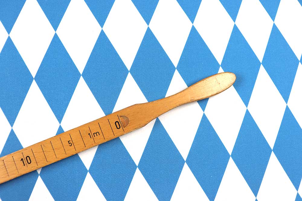 Weicher Baumwollstoff mit blau-weißen Rauten  100 102996 Baumwollstoff Bayern Raute S4 Sale Sommerstoffe Baumwollstoff Bavaria - Raute