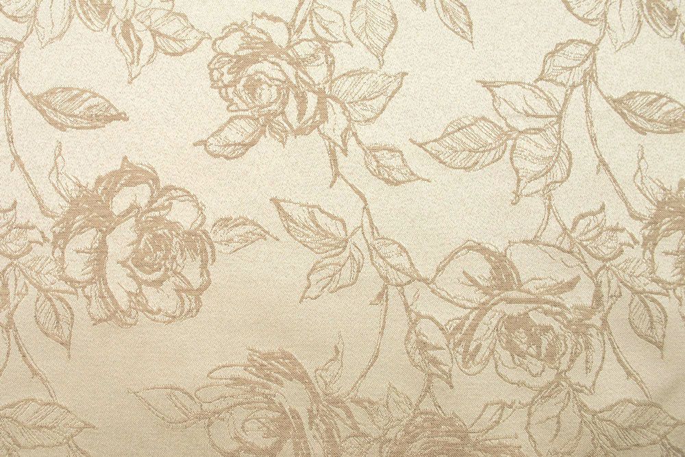 Hochwertiger Jaquard mit romantischem Rosen-Motiv Bd01 Ds5803065 Roseni Dekostoffe Landhaus Jacquard Rosen - Creme/Beige