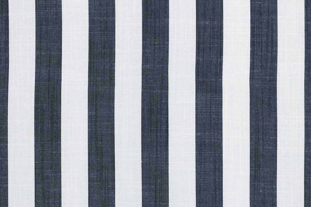 Durchgefärbte, reine Viskose mit klassischem Streifen-Design - wunderbare Qualität für Blusen, Kleider und mehr Bk8000 Viskosestoff Garngefaerbt Streifen Nachtblau Rueckseite Viskose Viskose garngefärbt - Streifen - Nachtblau