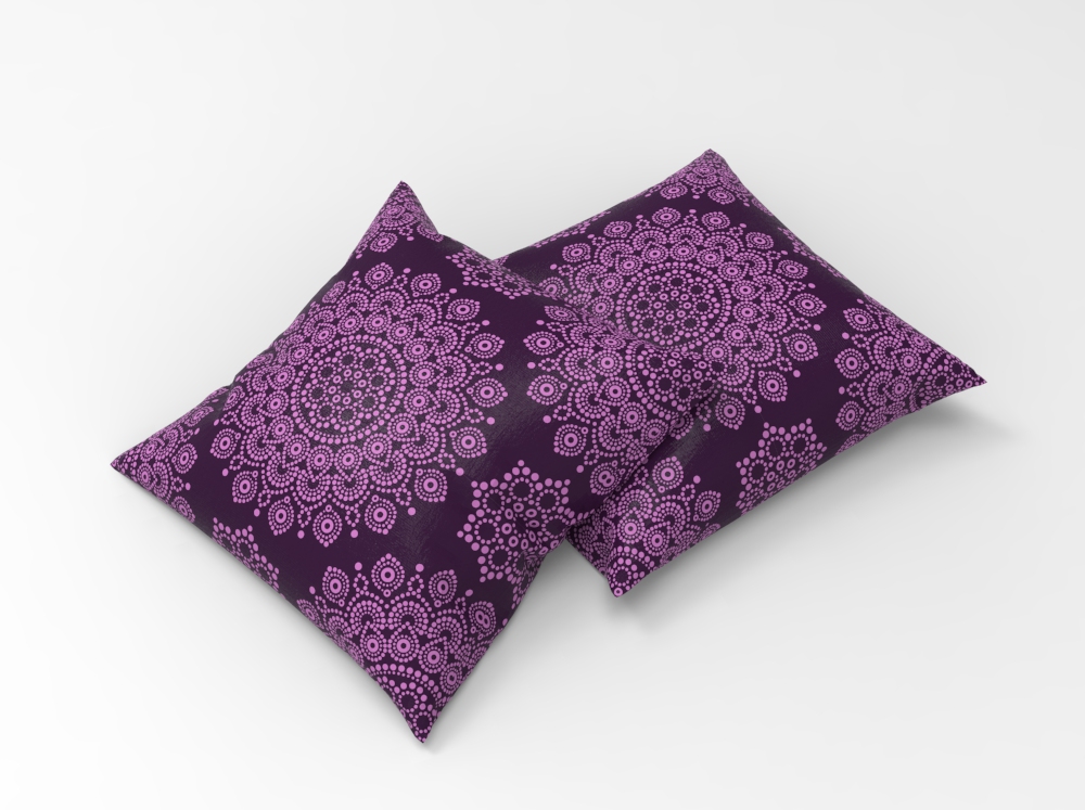 Zauberhaftes, filigranes Mandala-Motiv auf permanent schwer entflammbarem Verdunkelungsstoff 109 101350 Blackout / Verdunkelung Blackout perm. schwer entflammbar - Orientalis