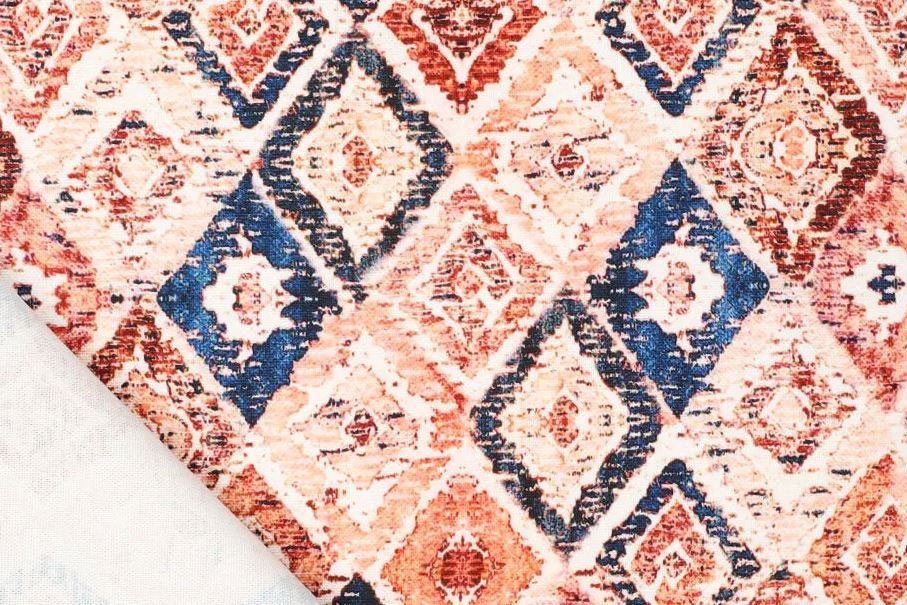 African-Waxprint-Look auf schöner Baumwolle mit feiner Struktur im brillanten Digitaldruck! Co6769 Canvas Digital Rauten Taschenstoffe Baumwoll-Canvas Digital - African Diamonds