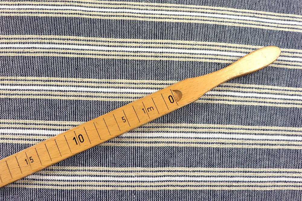 Schwere Baumwolle mit durchgewebtem Streifenmuster - ideal für robuste Kleidung, Taschen, Kissen und mehr Co6941 Baumwollstoff Webstreifen 1 Taschenstoffe Baumwollstoff Webstreifen - Bergamo