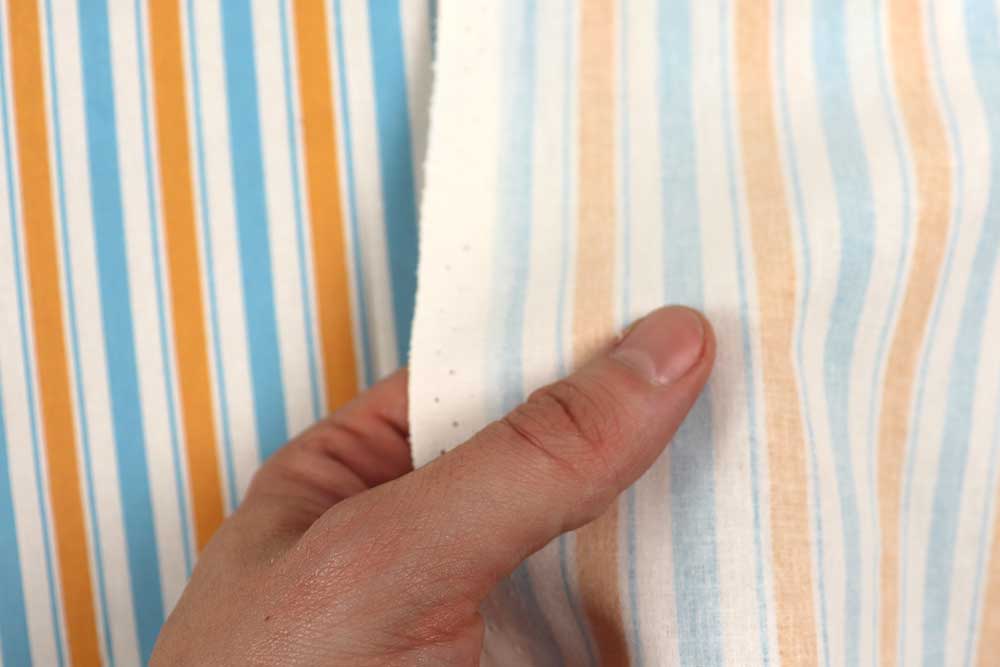Bunt gestreifte Ware aus reiner Baumwolle in sommerlich-frischen Farben! Co6967140 Baumwollstoff Streifen Orange Blau S4 Dekostoffe Streifen Baumwollstoff - Streifen - Blau/Orange
