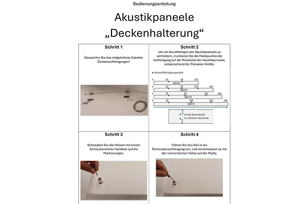 Schöner Holz-Print auf schallabsorbierendem Akustikpaneel inkl. Zubehör zur Befestigung an der Decke! Ap103 Akustikpaneel Holz 109233 Akustikpaneele für Hotels Akustikpaneel Decke - Holz-Paneele - 120 x 50 cm - inkl. Befestigung