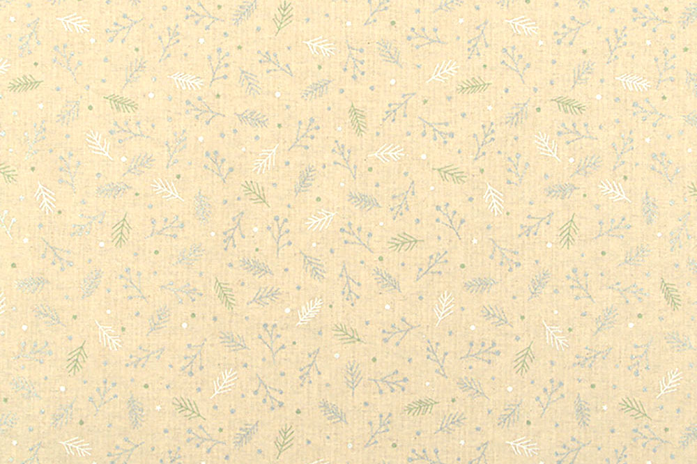 Effektvoller Dekostoff mit fröhlichem Zweig-Design, das bei geeignetem Lichteinfall tolle Glitzereffekte erzielt Ds1760 Dekostoff Glitzer Zweige (1) Weihnachten Sonstige Dekostoff Leinenoptik - Glitzer-Zweige