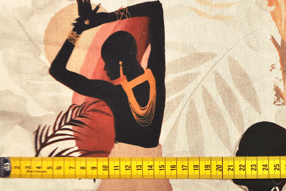 Stimmungsvolle Meterware aus unserer African-Spirit-Collection - außergewöhnliches Motiv auf extrem hochwertiger Baumwolle Ds2458 Dekostoff Baumwolle Afrika S4 Dekostoffe Safari Premium-Dekostoff - African Beauty