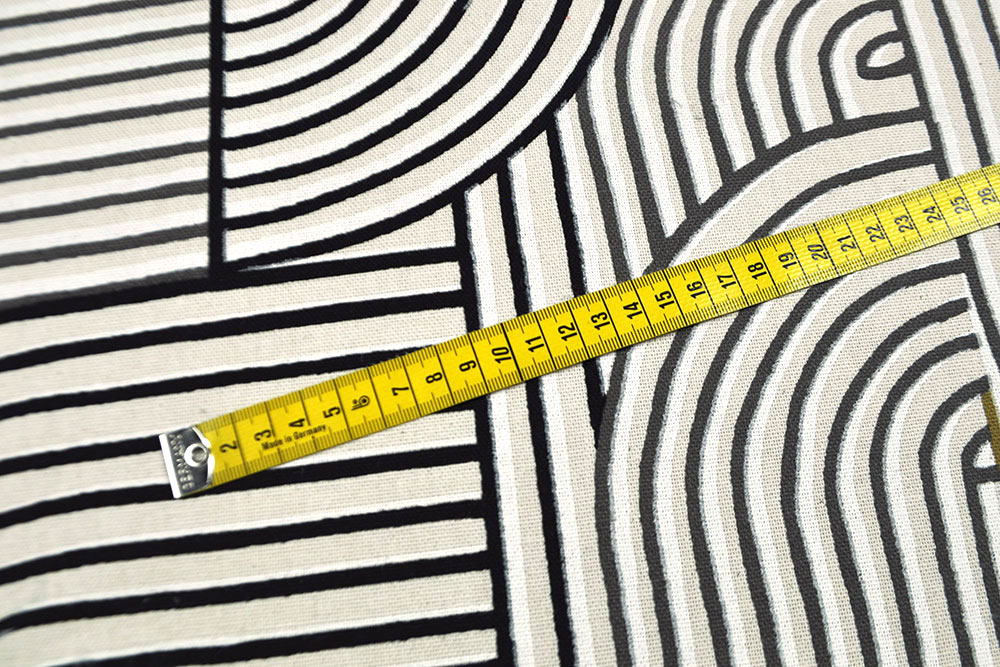 Moderner Dekostoff in Leinenoptik mit geometrischem Motiv Ds6137 Dekostoff S4 Dekostoffe Gemustert Dekostoff Leinenoptik - Kalamata