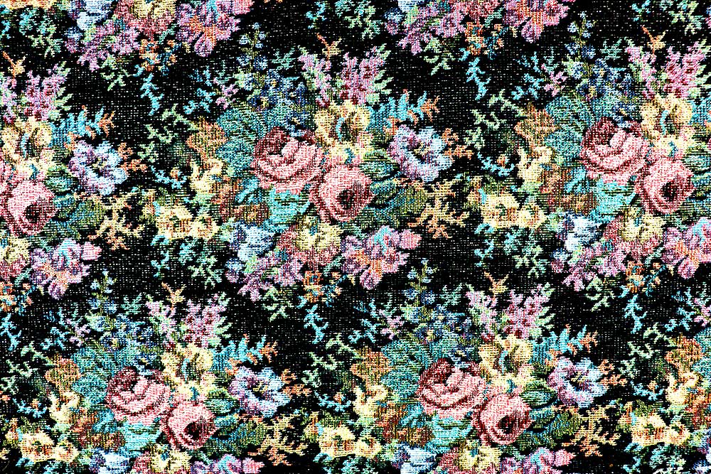 Aufwändig gewebter Gobelin mit eindrucksvollem Rosen-Motiv und leichtem Schimmer dank eingearbeiteter Metallfäden Ds6303 Gobelin Glaenzend Blumen S4 Dekostoffe Rosen Gobelin Goldglitzer - Nacht der Rosen